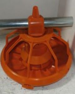 PAN ASSY SAMPLE,BROILER,16-ARM,14" FX2,5 LATCH,W/ SHUT-OFF